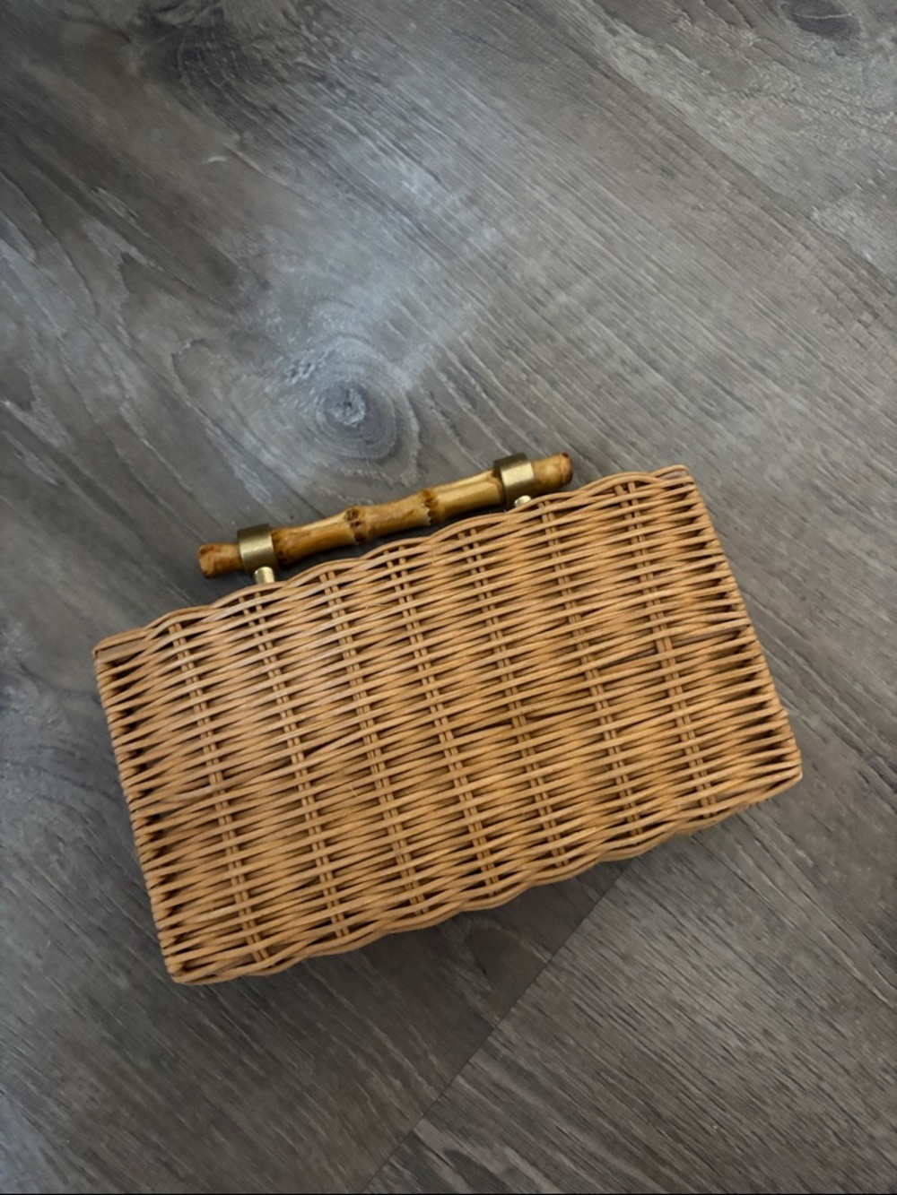 Wicker Zara Summer Clutch